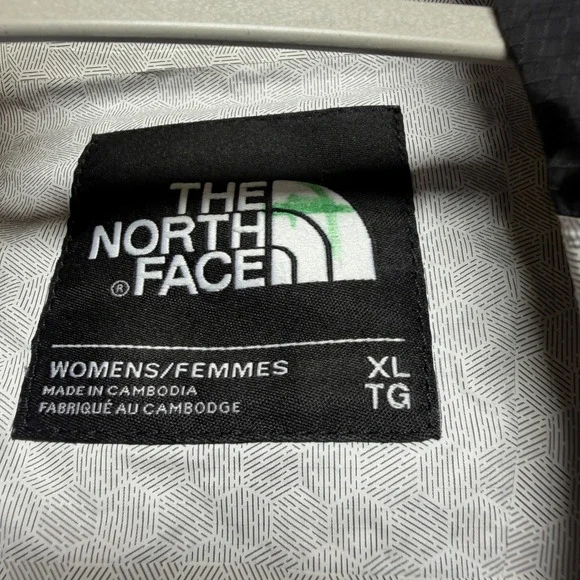 The North Face DryVent Rain Jacket Womens Black Hooded Waterproof Pit Zips Shell - Picture 10 of 12